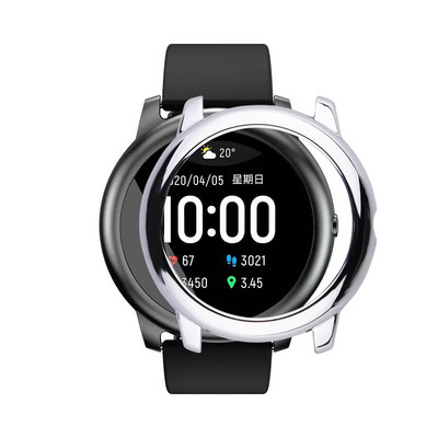 Naujas apsauginis dėklo dangtelis skirtas Xiaomi Haylou Solar LS05 Smart Watch Hard PC Shell apsauginis rėmelis, skirtas Haylou LS05 dirželio apyrankei