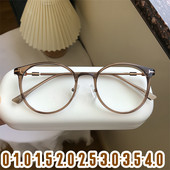 Πολυτελή γυαλιά Myopia για Γυναικεία Μόδα Deisgn Στρογγυλό πλαίσιο Γυαλιά υπολογιστή Ανδρικά Γυναικεία Αντι-μπλε γυαλιά κοντινής όρασης