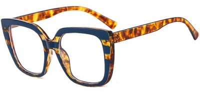 Rainbow Ogroman četvrtasti okvir za naočale za čitanje Ženska modna luksuzna marka Dioptrijske naočale s velikim okvirom Ženske dalekovidne +3 +4