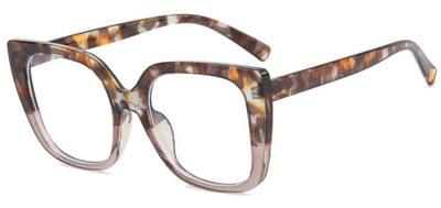 Rainbow Ogroman četvrtasti okvir za naočale za čitanje Ženska modna luksuzna marka Dioptrijske naočale s velikim okvirom Ženske dalekovidne +3 +4