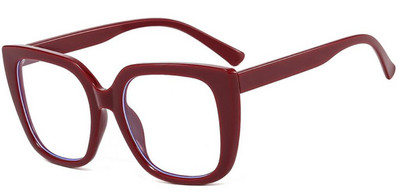 Rainbow Ogroman četvrtasti okvir za naočale za čitanje Ženska modna luksuzna marka Dioptrijske naočale s velikim okvirom Ženske dalekovidne +3 +4