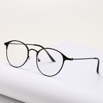 Vintage Στρογγυλό Σκελετός Γυαλιά Ανάγνωσης Ανδρικά Γυναικεία Μεταλλικά Γυαλιά Υπολογιστή Myopia Γυναικεία Διακοσμητικά Γυαλιά Φακοί ανάπαυσης