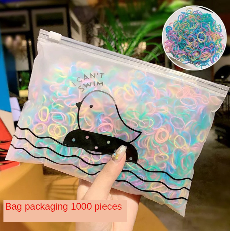 2000 Dječja svježa kosa Uže Kravata za kosu Jednokratna gumica Ženska užeta za kosu Prsten za kosu