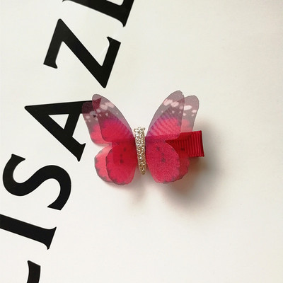 3/5 KOM leptir kopče za kosu za žene, djecu, djevojke, dodaci od gaze Pinzas Para El Pelo Ukosnice Pokrivalo za glavu Barette Cheveux Fille