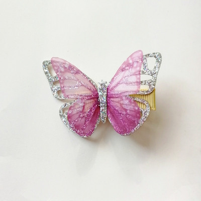 3/5 KOM leptir kopče za kosu za žene, djecu, djevojke, dodaci od gaze Pinzas Para El Pelo Ukosnice Pokrivalo za glavu Barette Cheveux Fille