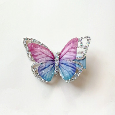 3/5 KOM leptir kopče za kosu za žene, djecu, djevojke, dodaci od gaze Pinzas Para El Pelo Ukosnice Pokrivalo za glavu Barette Cheveux Fille