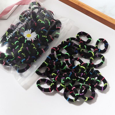 100Gb/komplekts Meiteņu Candy Color Matu Lentes Meiteņu Matu Aksesuāri Elastīga Gumijas Lenta Matu lente Bērnu Zirgastes Lentes