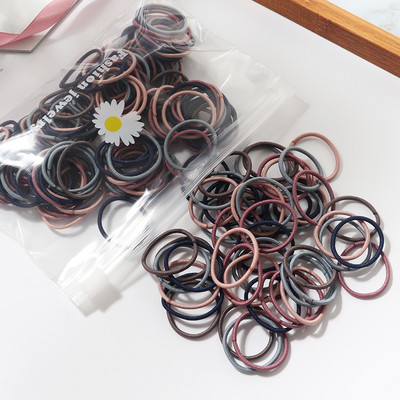 100Gb/komplekts Meiteņu Candy Color Matu Lentes Meiteņu Matu Aksesuāri Elastīga Gumijas Lenta Matu lente Bērnu Zirgastes Lentes