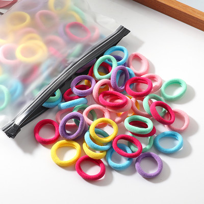 100Gb/komplekts Meiteņu Candy Color Matu Lentes Meiteņu Matu Aksesuāri Elastīga Gumijas Lenta Matu lente Bērnu Zirgastes Lentes