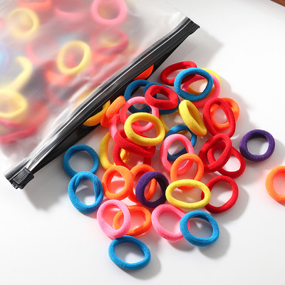 100Gb/komplekts Meiteņu Candy Color Matu Lentes Meiteņu Matu Aksesuāri Elastīga Gumijas Lenta Matu lente Bērnu Zirgastes Lentes