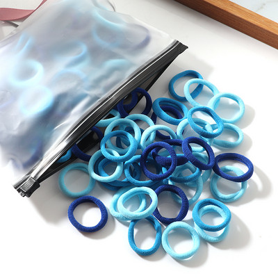 100Gb/komplekts Meiteņu Candy Color Matu Lentes Meiteņu Matu Aksesuāri Elastīga Gumijas Lenta Matu lente Bērnu Zirgastes Lentes