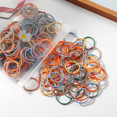 100Gb/komplekts Meiteņu Candy Color Matu Lentes Meiteņu Matu Aksesuāri Elastīga Gumijas Lenta Matu lente Bērnu Zirgastes Lentes