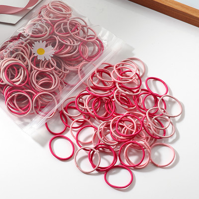 100Gb/komplekts Meiteņu Candy Color Matu Lentes Meiteņu Matu Aksesuāri Elastīga Gumijas Lenta Matu lente Bērnu Zirgastes Lentes