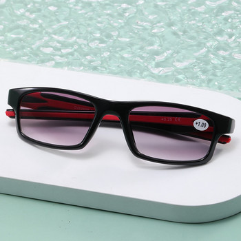 Ανδρικά γυαλιά ηλίου ανάγνωσης τετράγωνου σκελετού εξωτερικού χώρου Αθλητικά γυαλιά ηλίου για ανάγνωση Dioptric Reader Unisex Fashion Reading γυαλιά με +1,0 έως +4,0