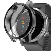 Husă de protecție din silicon pentru Garmin Venu 2 Plus 2S Carcasă de protecție pentru cadru pentru Garmin Vivoactive 4S / 4 Bara de protecție pentru ceas inteligent