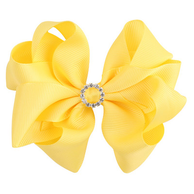 ncmama плътна панделка, подредени с ленти за коса за момичета с ръчно изработени щипки за коса с лък от кристали Аксесоари за коса за момичета в стил принцеса