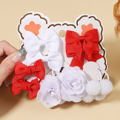 10 tk/komplekt Tüdrukule armsad lillekangid kummipaelad Lastele armsad juuksepaelad juukselipsud lastele juuste aksessuaarid beebipuhkuse kingitus