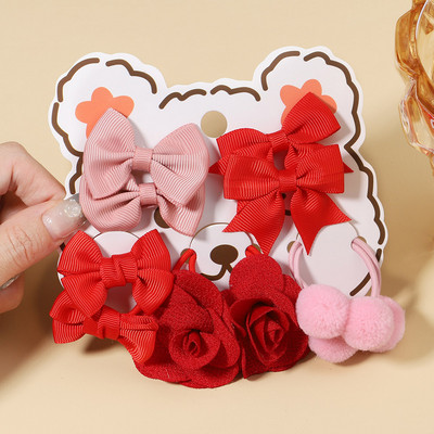 10 tk/komplekt Tüdrukule armsad lillekangid kummipaelad Lastele armsad juuksepaelad juukselipsud lastele juuste aksessuaarid beebipuhkuse kingitus