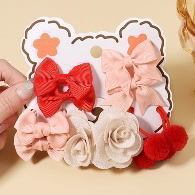 10 tk/komplekt Tüdrukule armsad lillekangid kummipaelad Lastele armsad juuksepaelad juukselipsud lastele juuste aksessuaarid beebipuhkuse kingitus