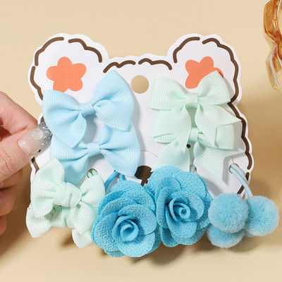 10 tk/komplekt Tüdrukule armsad lillekangid kummipaelad Lastele armsad juuksepaelad juukselipsud lastele juuste aksessuaarid beebipuhkuse kingitus