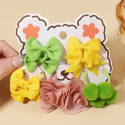 10 tk/komplekt Tüdrukule armsad lillekangid kummipaelad Lastele armsad juuksepaelad juukselipsud lastele juuste aksessuaarid beebipuhkuse kingitus