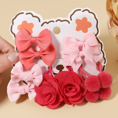 10 tk/komplekt Tüdrukule armsad lillekangid kummipaelad Lastele armsad juuksepaelad juukselipsud lastele juuste aksessuaarid beebipuhkuse kingitus