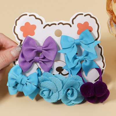 10 tk/komplekt Tüdrukule armsad lillekangid kummipaelad Lastele armsad juuksepaelad juukselipsud lastele juuste aksessuaarid beebipuhkuse kingitus