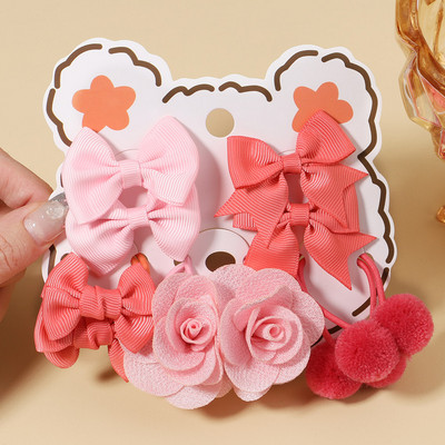 10 tk/komplekt Tüdrukule armsad lillekangid kummipaelad Lastele armsad juuksepaelad juukselipsud lastele juuste aksessuaarid beebipuhkuse kingitus