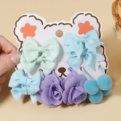 10 tk/komplekt Tüdrukule armsad lillekangid kummipaelad Lastele armsad juuksepaelad juukselipsud lastele juuste aksessuaarid beebipuhkuse kingitus