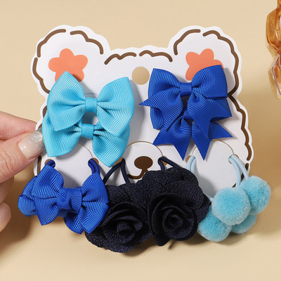 10 tk/komplekt Tüdrukule armsad lillekangid kummipaelad Lastele armsad juuksepaelad juukselipsud lastele juuste aksessuaarid beebipuhkuse kingitus