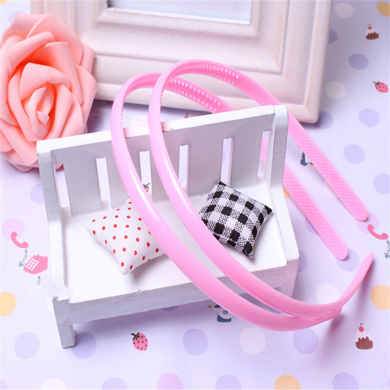 10 bucăți/set bentita de păr pentru femei 8 mm bentiță pentru păr pentru copii, bomboane, cu margine solidă, bentițe de păr îndrăznețe, cadouri pentru copii, fete, accesorii de păr