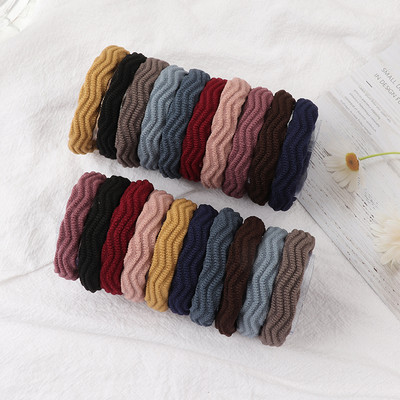 20 komada ženske elastične trake za kosu velika gumica za djevojčice držač za konjski rep gumena traka za glavu gumene trake modni dodaci za kosu