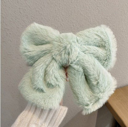 Slatke baršunaste kopče za kosu Plišane velike mašne Ukosnice Dodaci za kosu Pokrivala za djevojčice Ženske trake za kosu Traka za glavu Ukrasi Poklon