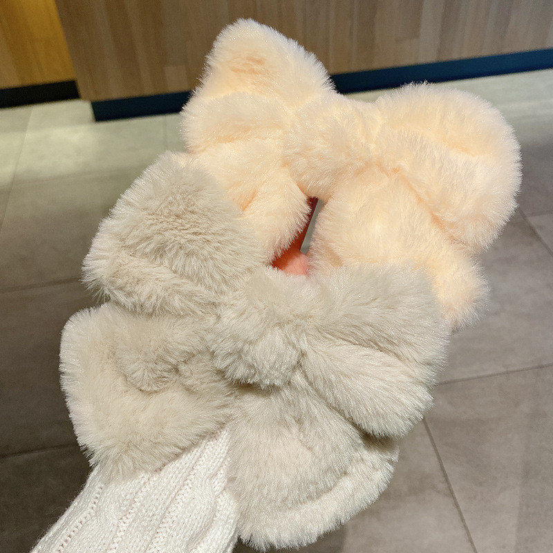 Slatke baršunaste kopče za kosu Plišane velike mašne Ukosnice Dodaci za kosu Pokrivala za djevojčice Ženske trake za kosu Traka za glavu Ukrasi Poklon