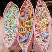 100 kom/torbi šarm Dječji slatki slatkiši Čvrste gumene trake Djevojčice Lijepe elastične trake za kosu Dječji slatki dodaci za kosu