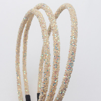 3 piese accesorii pentru păr cu sclipici pentru fete noi Benzi de păr moi pentru copii Bentite la modă Bentite pentru petrecere pentru copii