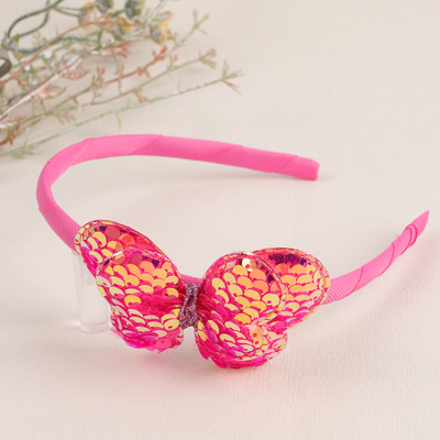 Dviejų sluoksnių blizgučiais lanko galvos juosta mergaitėms plaukų juosta Blizgantys plaukų lankeliai galvos juostos Vakarėlis galvos apdangalas Galvos lankelis Vaikų plaukų aksesuarai