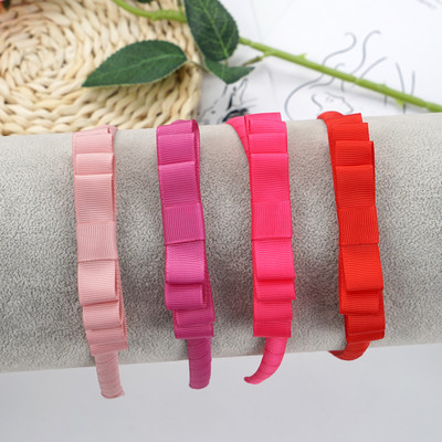 6 bucăți 4" bentițe din plastic pentru fete din țesătură sarg funde de păr Cercete de păr Accesorii de păr pentru fetițe copii