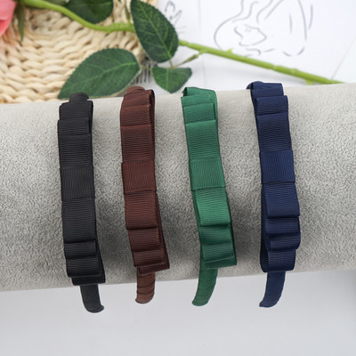 6 bucăți 4" bentițe din plastic pentru fete din țesătură sarg funde de păr Cercete de păr Accesorii de păr pentru fetițe copii