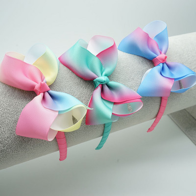 6 bucăți 4" bentițe din plastic pentru fete din țesătură sarg funde de păr Cercete de păr Accesorii de păr pentru fetițe copii