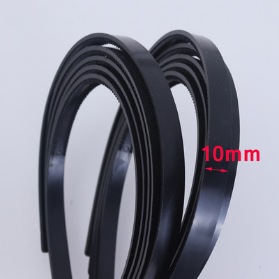 10 kom/lot 8 mm / 10 mm Široki zubi Trake za kosu Plastične trake za glavu za djevojke Nakit za dame Diy Alati Bijelo crni dodatak za kosu