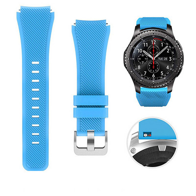 Curea de ceas cu silicagel de 22 mm pentru Huami Amazfit Stratos GTR ceas inteligent de 47 mm pentru bratara Amazfit Pace Stratos 2/2S cu 3 curele