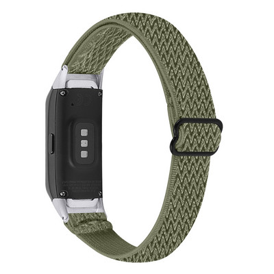 Essidi New Braid Curea elastică din nailon pentru Samsung Galaxy Watch Fit R370 Brățară sport Bucle pentru încheietura mâinii pentru Samsung Fit R370
