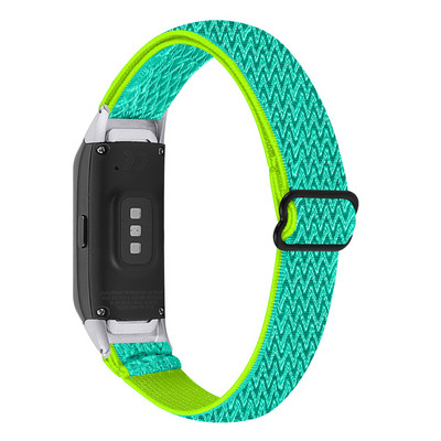 Essidi New Braid Curea elastică din nailon pentru Samsung Galaxy Watch Fit R370 Brățară sport Bucle pentru încheietura mâinii pentru Samsung Fit R370
