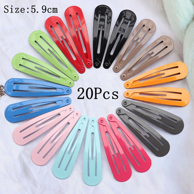 Agrafe de păr din metal de culoare solidă, amestec de 5 cm, pentru fete, agrafe de păr pentru copii, accesorii pentru păr pentru bebeluși, pentru femei, agrafe pentru agrafe