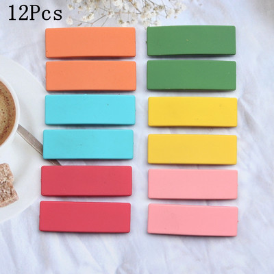 Agrafe de păr din metal de culoare solidă, amestec de 5 cm, pentru fete, agrafe de păr pentru copii, accesorii pentru păr pentru bebeluși, pentru femei, agrafe pentru agrafe