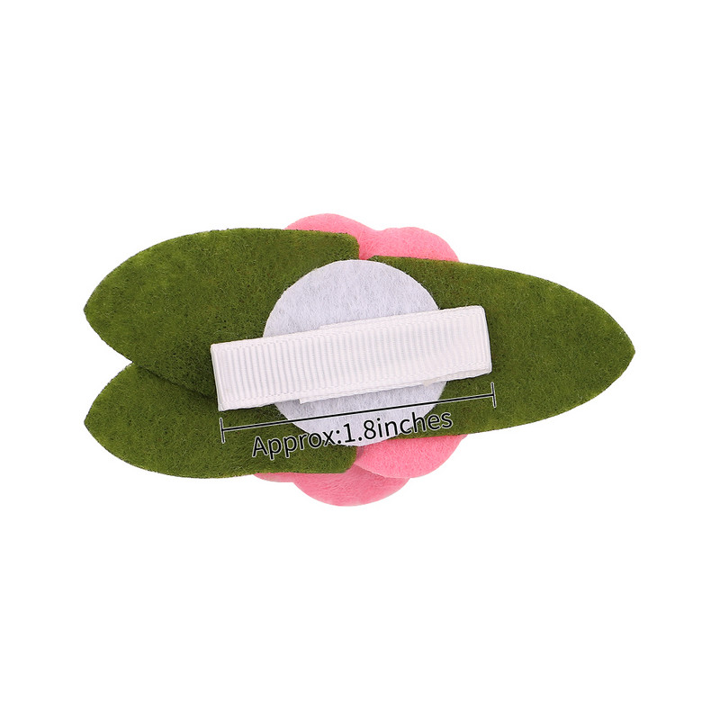 Set de 4 bucăți/set de agrafe de păr cu flori pentru fetiță, cu fundă drăguță, pentru tunderea din dantelă de flori, agrafe de păr din desene animate, agrafe, accesorii de păr