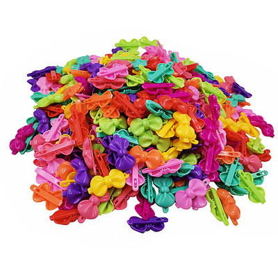 20 τμχ/Παρτίδα Μόδα παιδική φουρκέτα Χρώμα Πλαστική βαρέτα κινούμενα σχέδια Φιόγκος λουλούδι Βρεφικές φουρκέτες Παιδικά Αξεσουάρ μαλλιών για κορίτσια