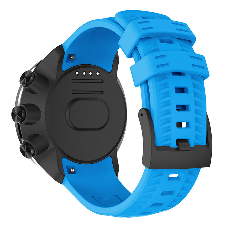 Accesoriu de înlocuire din silicon Curea de ceas Brățară de mână pentru Suunto 9 și Suunto Spartan Sport Wrist HR Baro Smartwatch