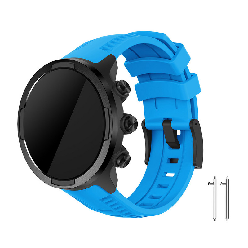 Accesoriu de înlocuire din silicon Curea de ceas Brățară de mână pentru Suunto 9 și Suunto Spartan Sport Wrist HR Baro Smartwatch